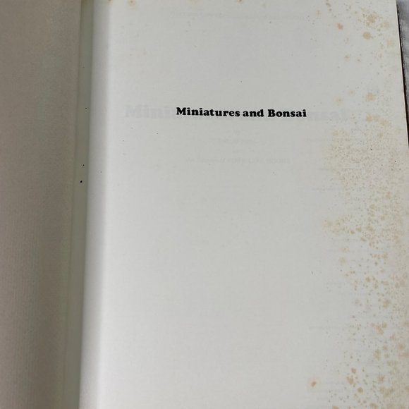 How to Grow Miniatures and Bonsai Plants u Time Life Encyclopedia of Gardening 1 - Picture 5 of 9